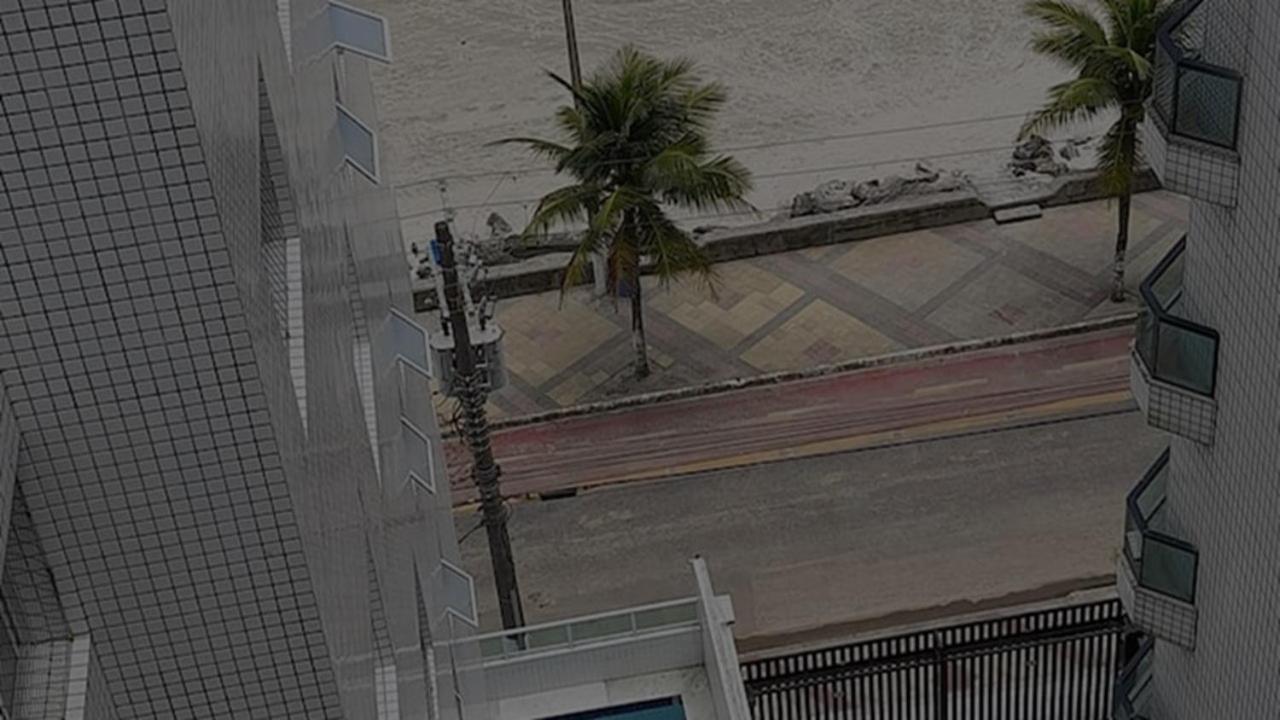 Apartamento Vista Mar Mongagua Bagian luar foto